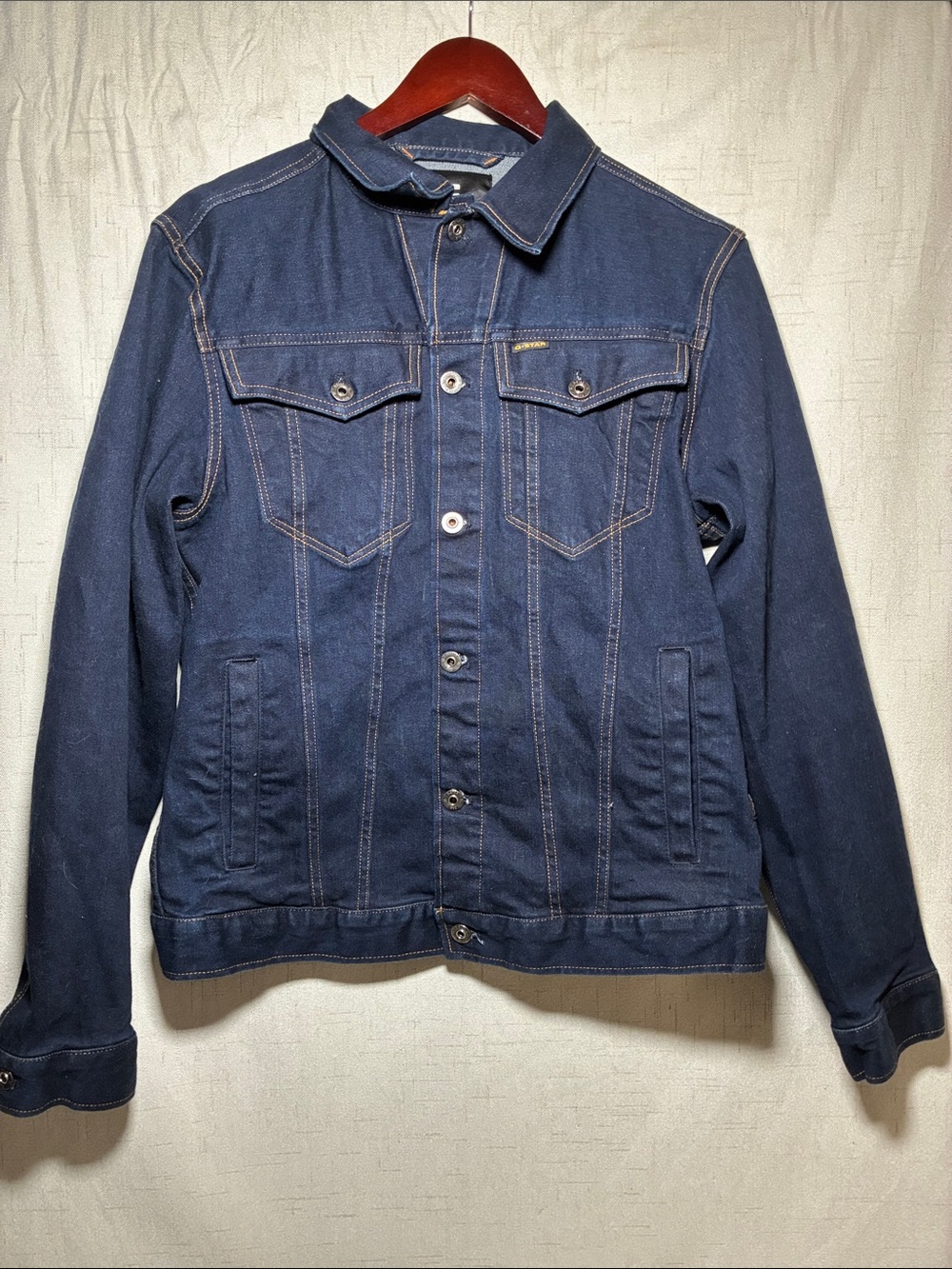 G-Star Dark Blue Denim Shirt Jacket